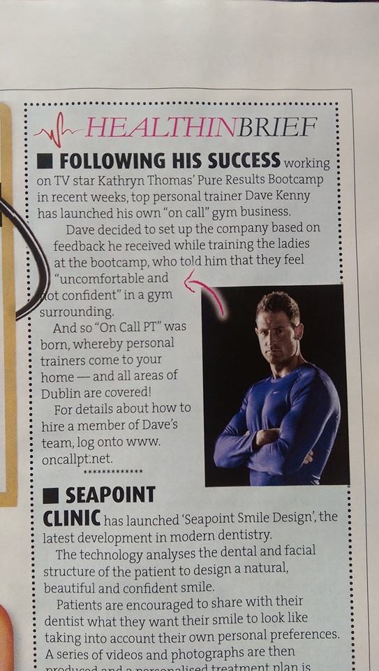 personal trainer dublin